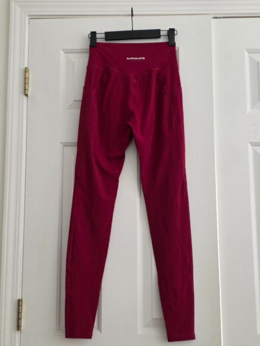 Alphalete Alphalux Leggings – Pink High Waisted Gym Leggings